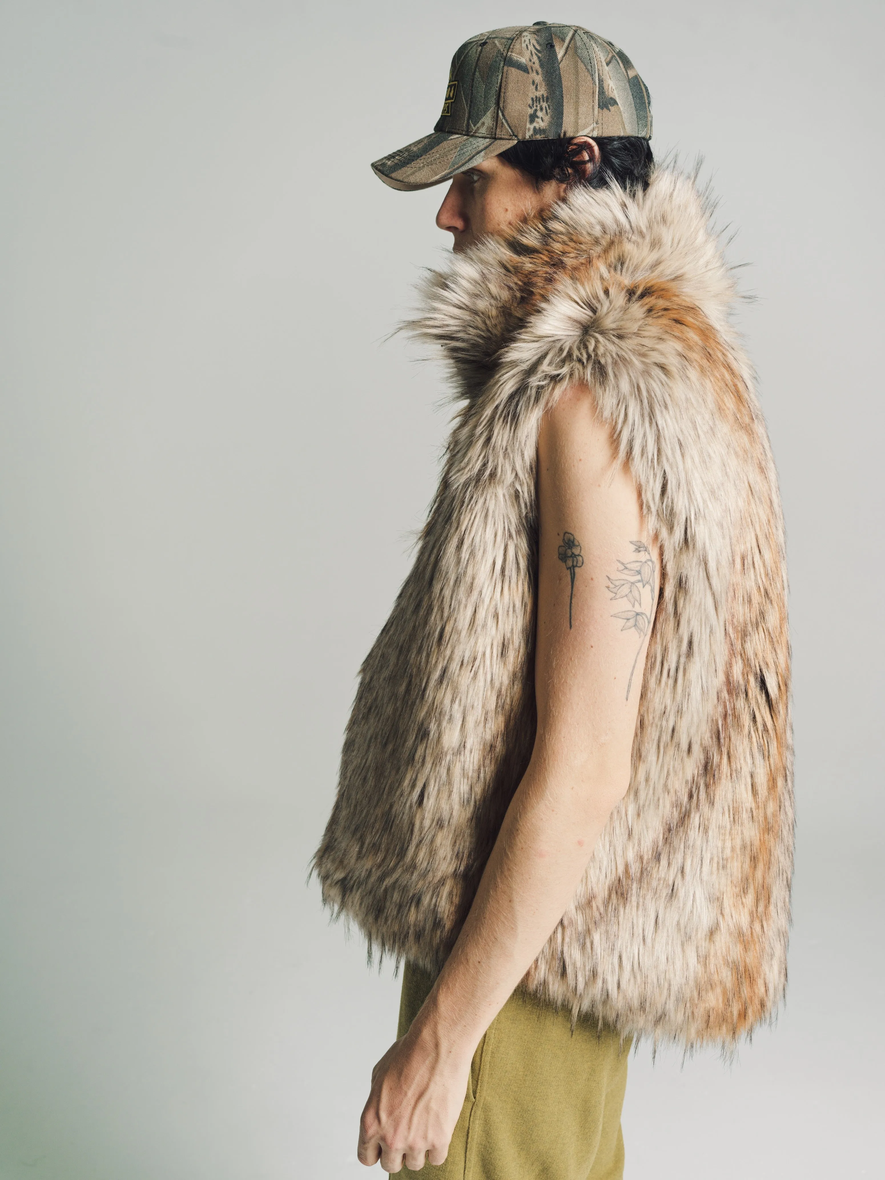 Tan Woolrich Reversible Puffer Vest