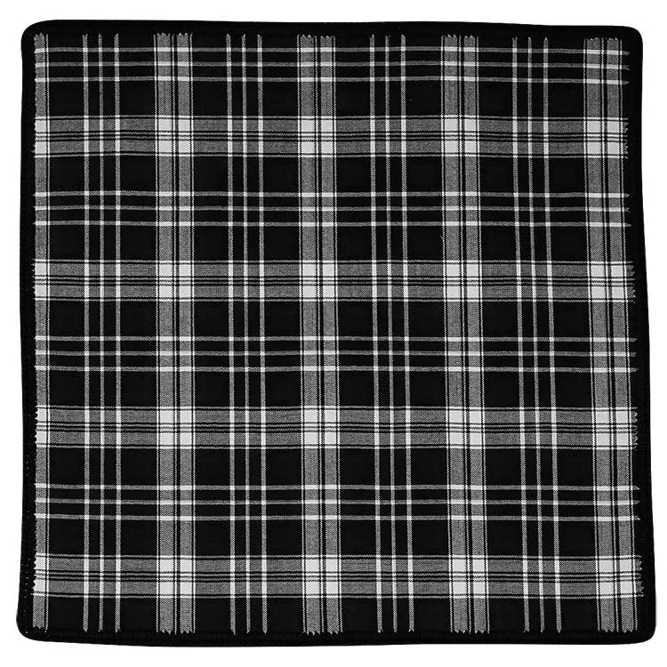 Tartan Inchiostro and Black Signature Border