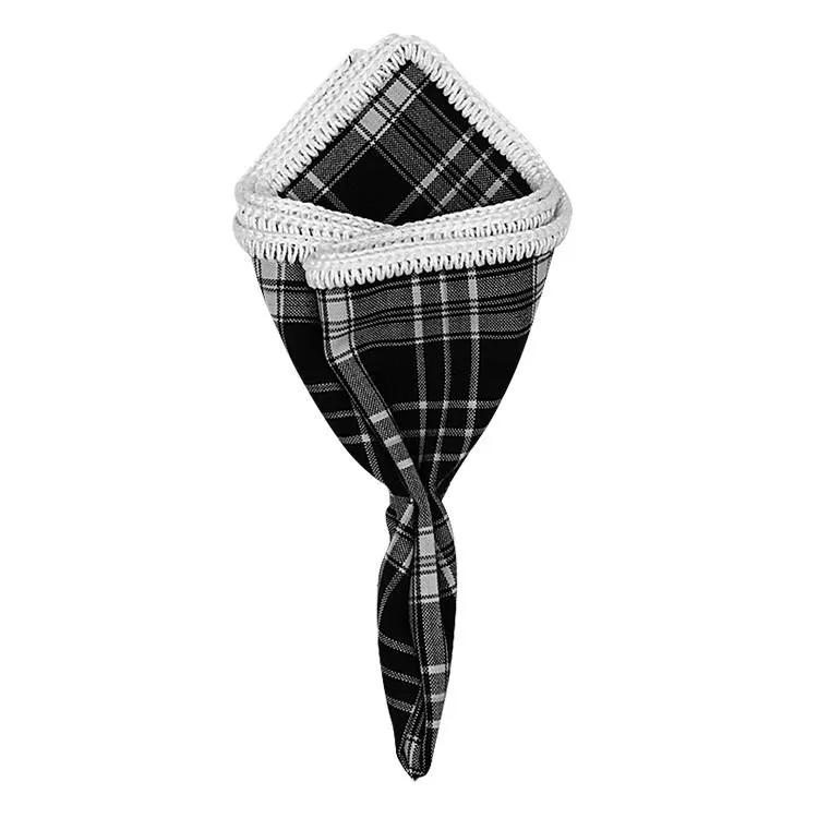 Tartan Inchiostro with White Signature Border