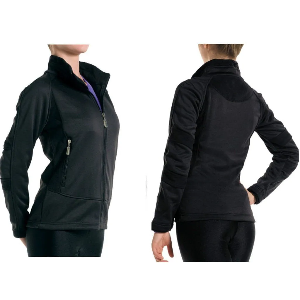 Team Figure Skating Jacket Mondor 4730 Black Fleece & Fitted