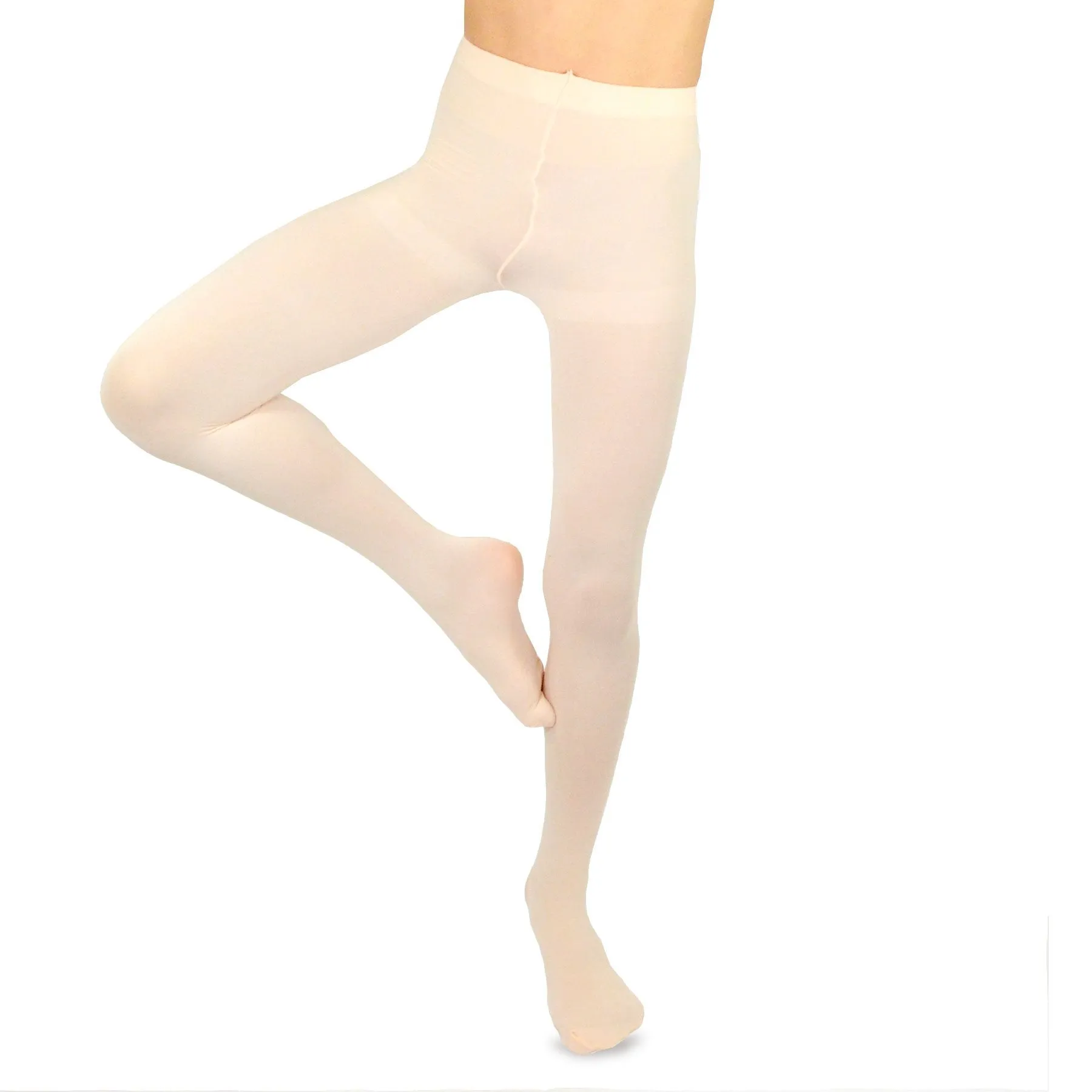 TeeHee Socks Kid's Casual Microfiber Tights Peach 3-Pack (T1610)