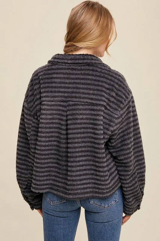 Textured Fleece Shacket