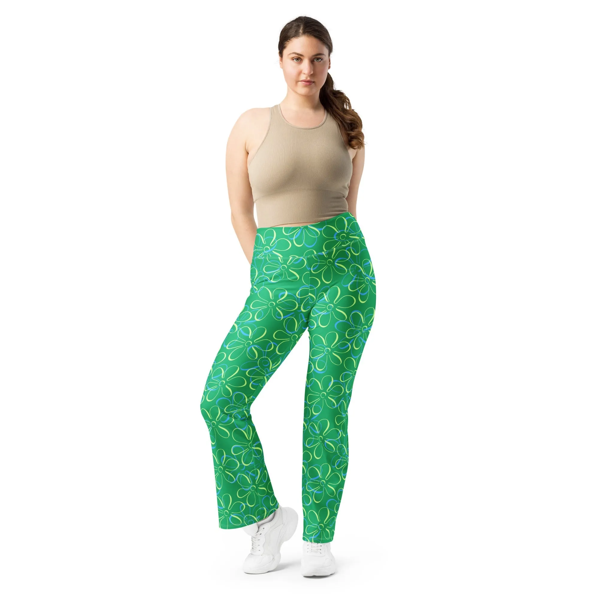 The Disgust Emotion Flare leggings