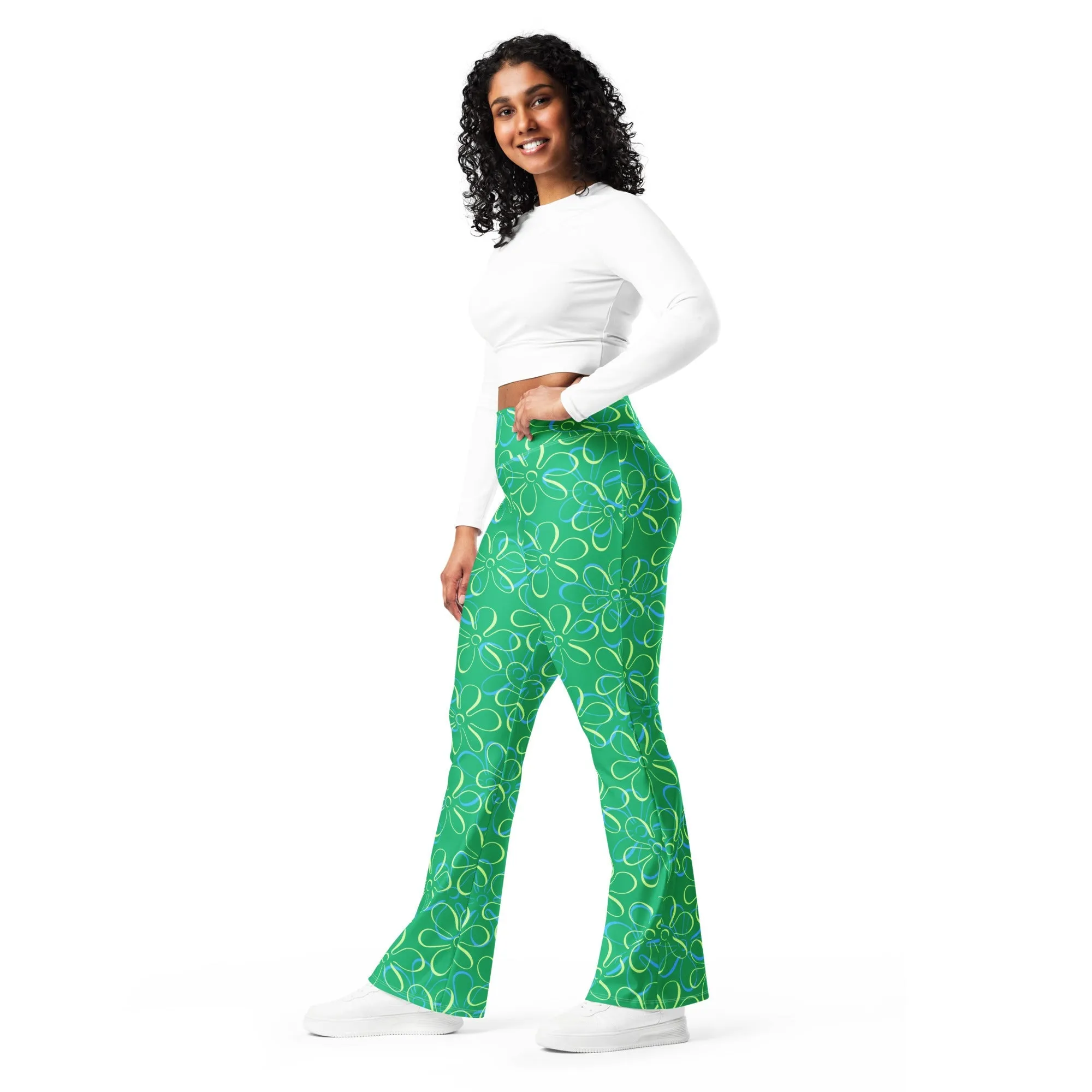 The Disgust Emotion Flare leggings