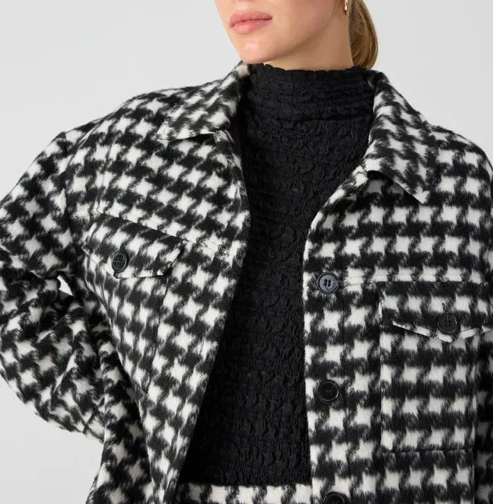 The Shacket | Brushed Houndstooth