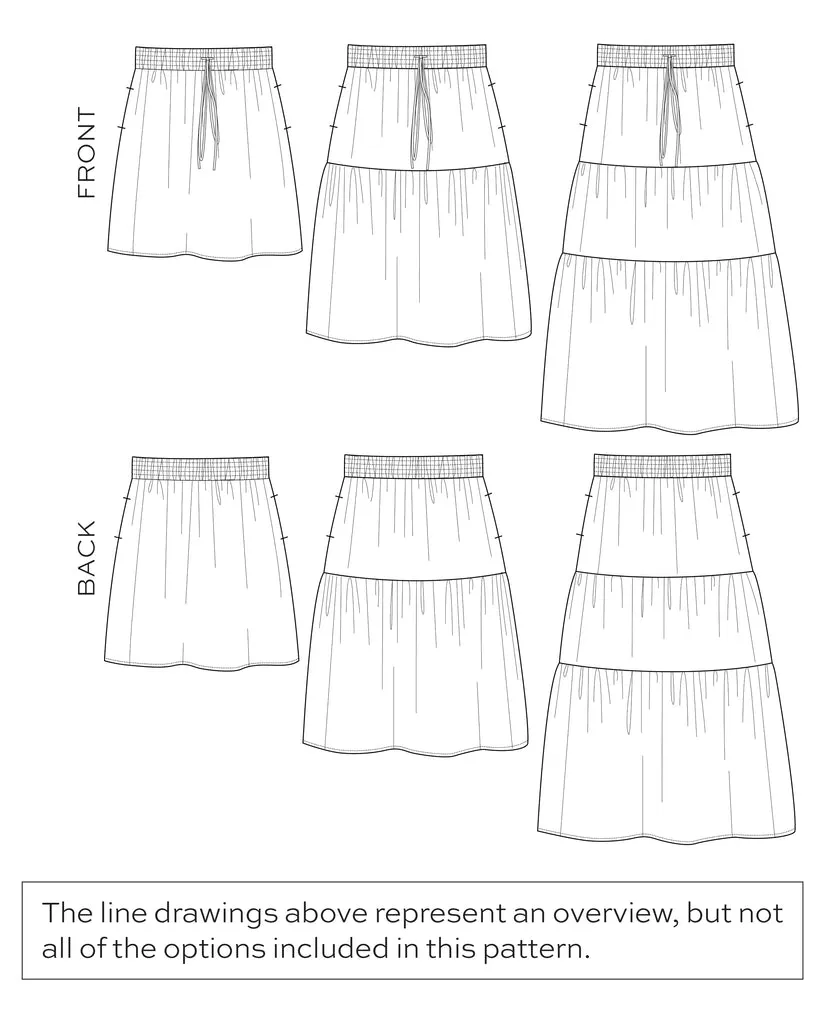 True Bias - Mave Skirt - Size 14-30