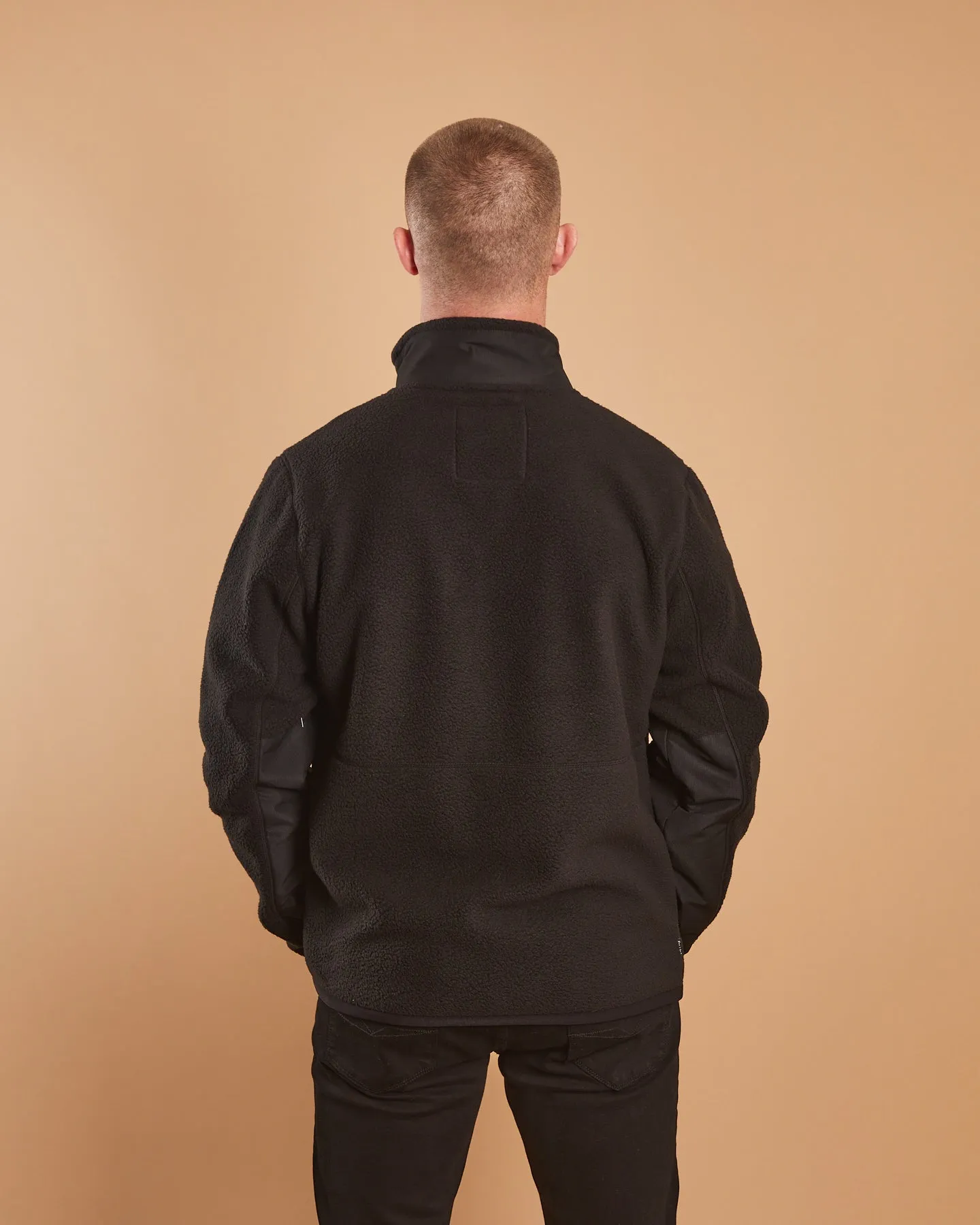 Tucker Fleece Jacket Black Dust