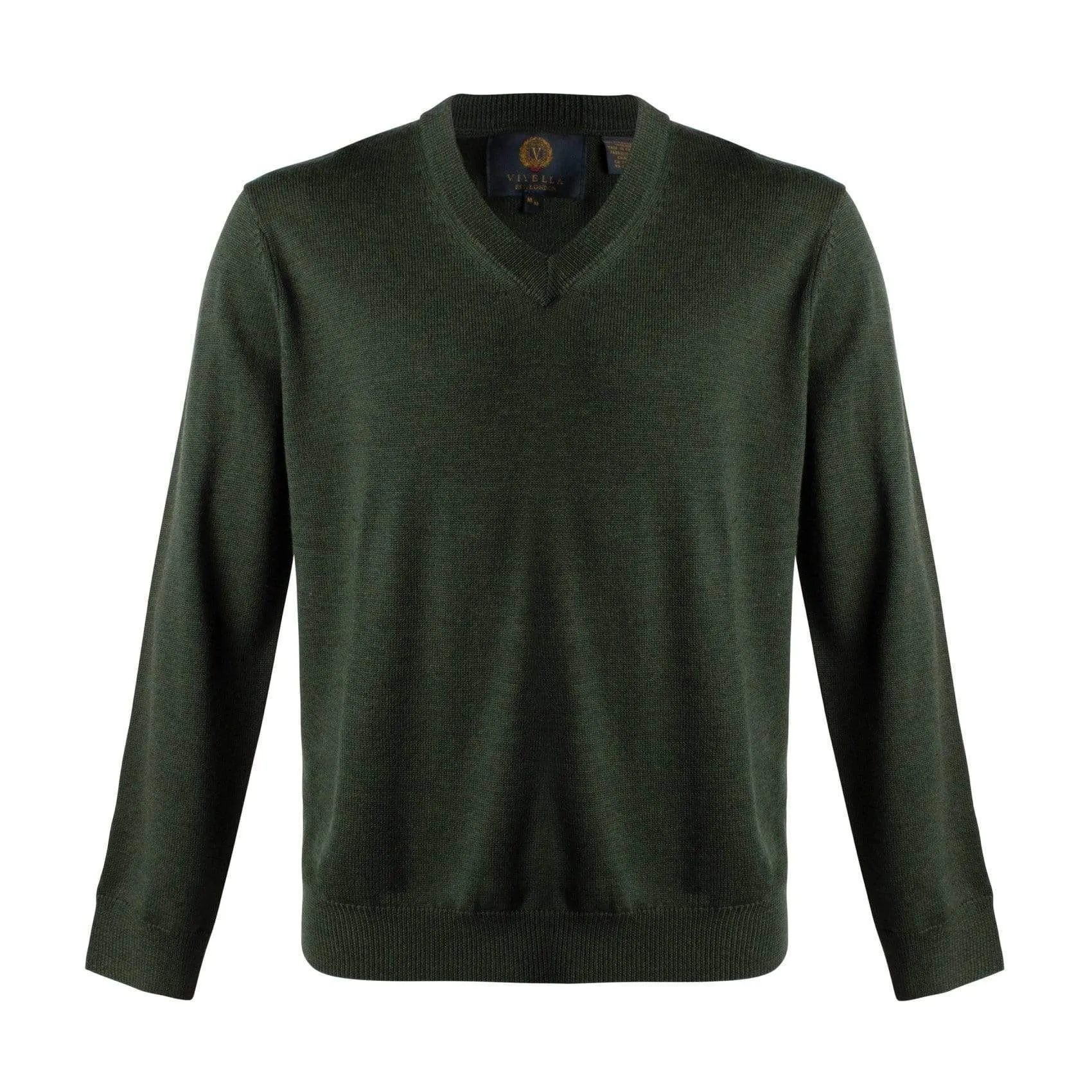 Upgrade Your Style with Mens V-Neck Extra Fine Merino Sweaters - Available in 10 Trendy Colors