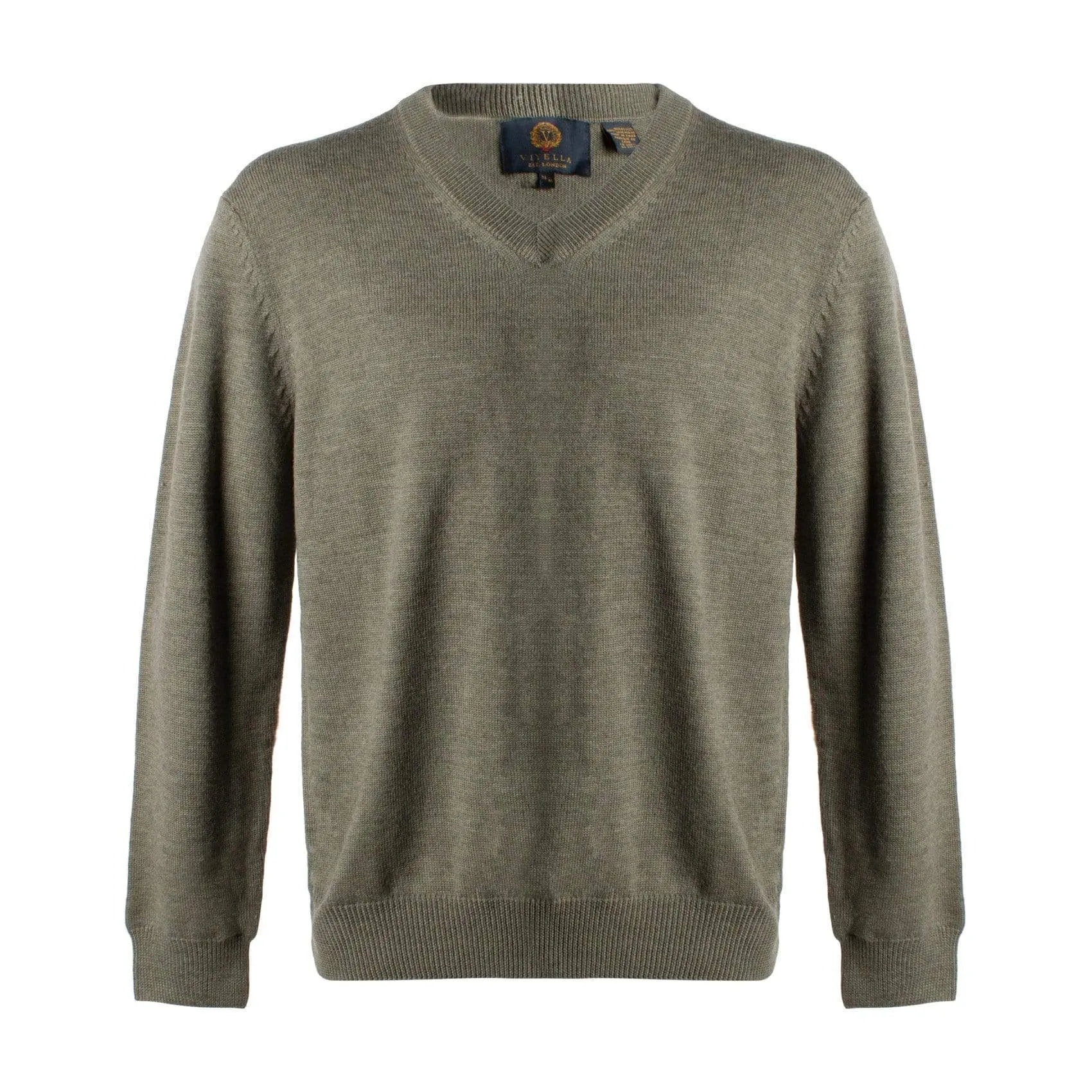 Upgrade Your Style with Mens V-Neck Extra Fine Merino Sweaters - Available in 10 Trendy Colors