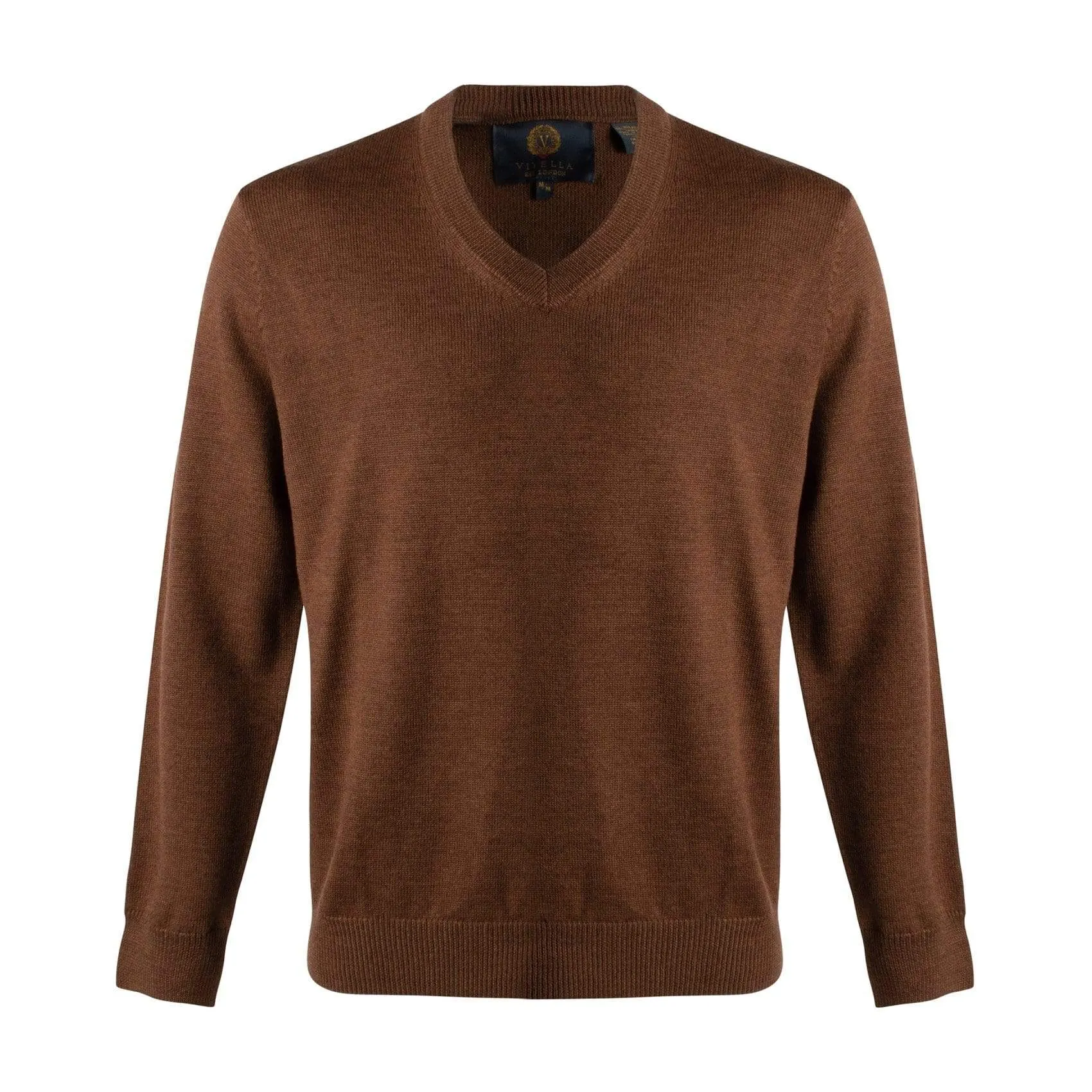 Upgrade Your Style with Mens V-Neck Extra Fine Merino Sweaters - Available in 10 Trendy Colors