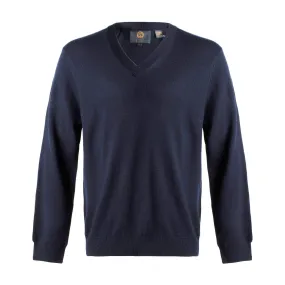 Upgrade Your Style with Mens V-Neck Extra Fine Merino Sweaters - Available in 10 Trendy Colors