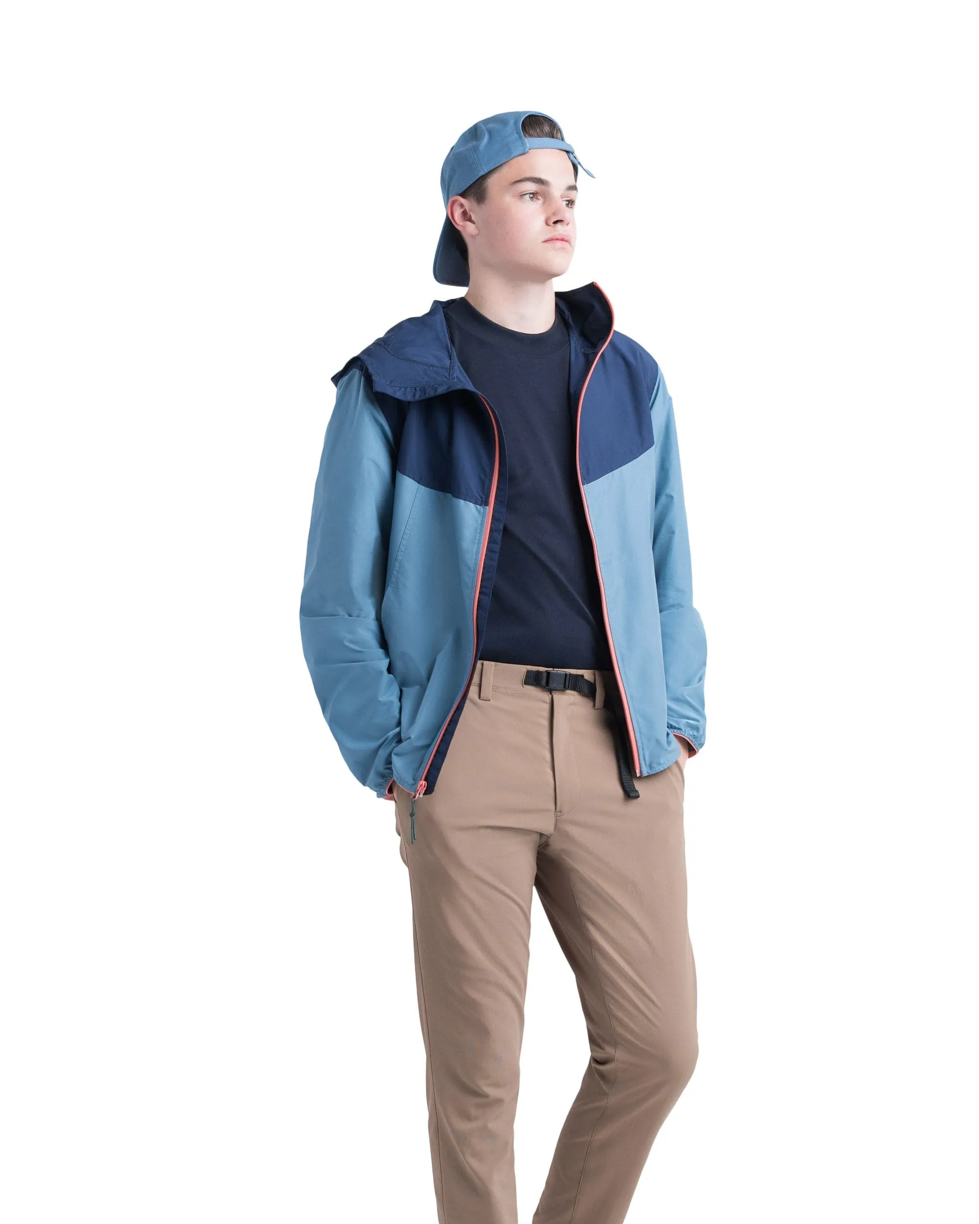 Voyage Wind Aegean Blue Peacoat