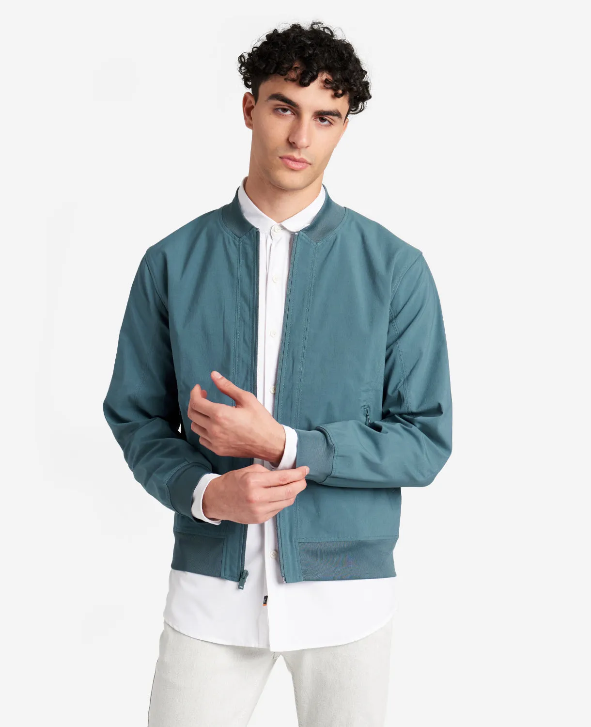 Water-Resistant Bomber Jacket