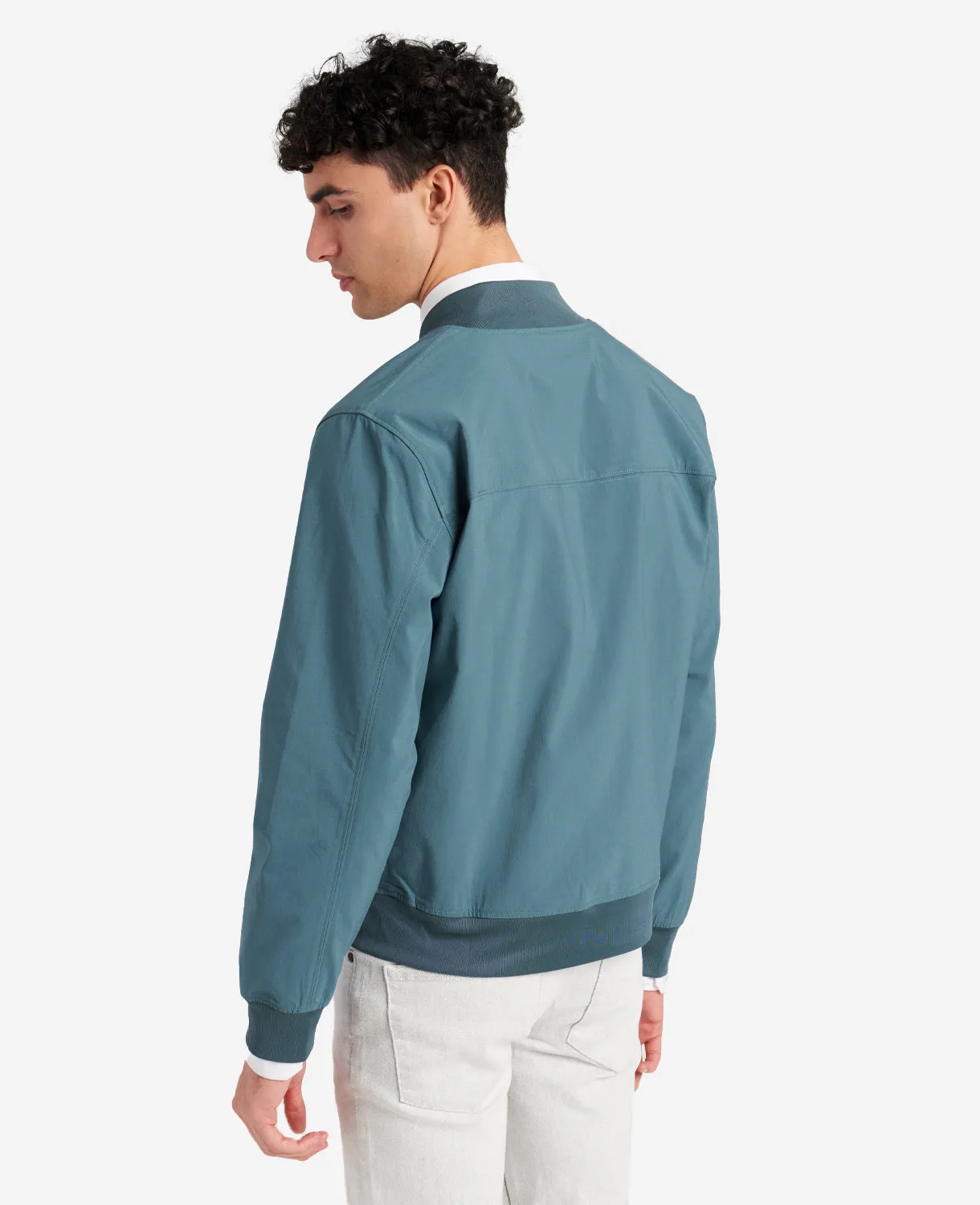 Water-Resistant Bomber Jacket