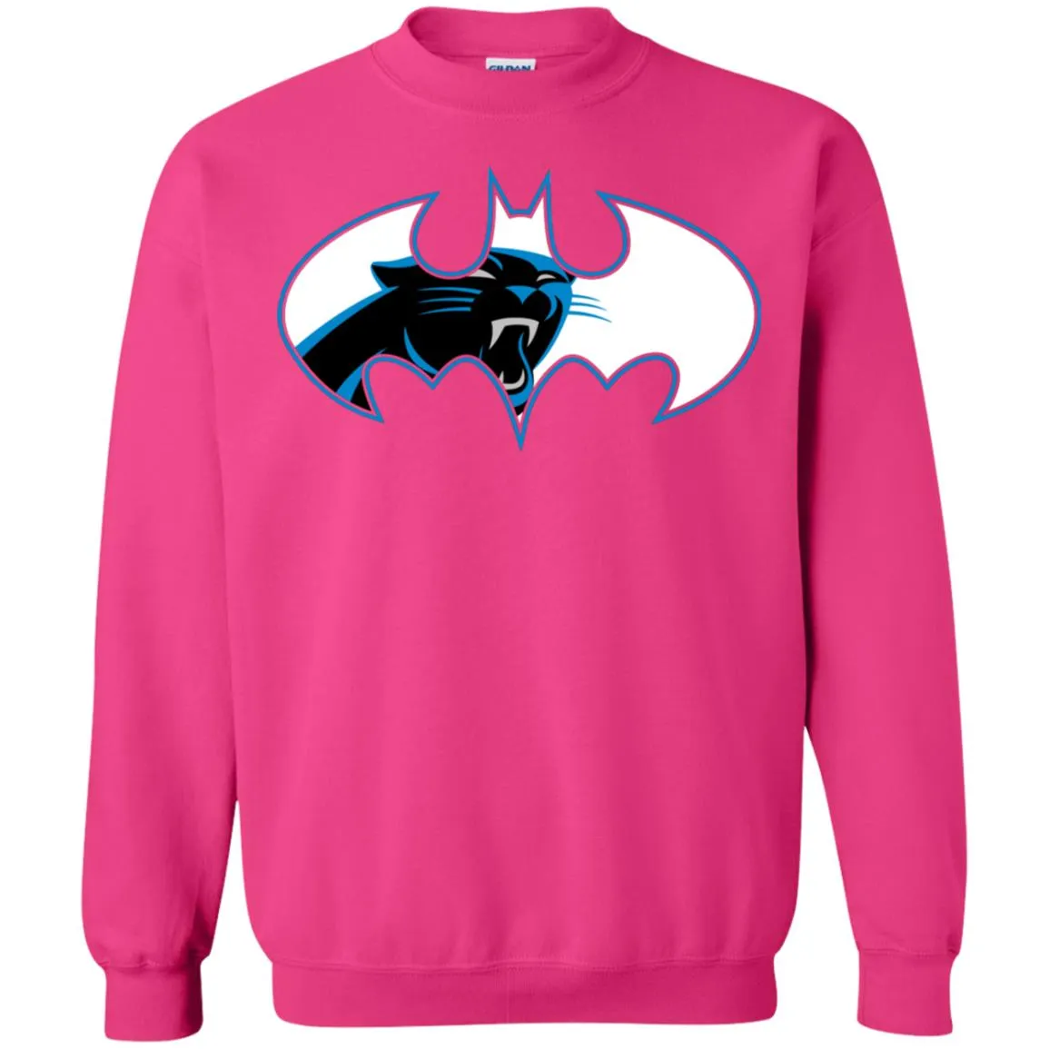 We Are The Carolina Panthers Batman Nfl Mashup Crewneck Pullover Sweatshirt