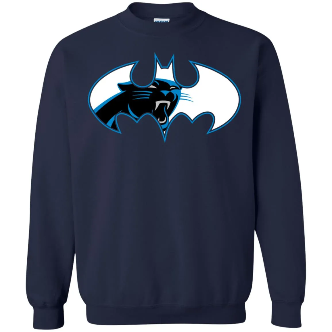 We Are The Carolina Panthers Batman Nfl Mashup Crewneck Pullover Sweatshirt