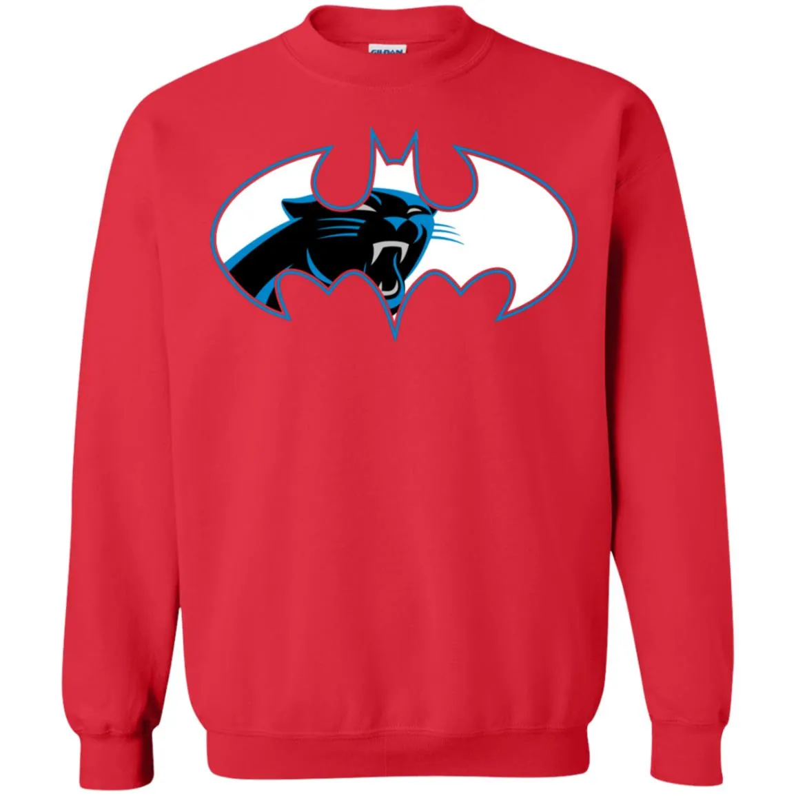 We Are The Carolina Panthers Batman Nfl Mashup Crewneck Pullover Sweatshirt