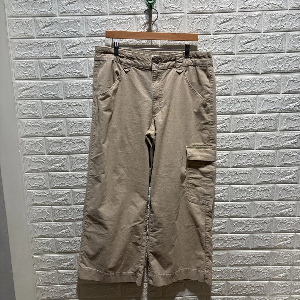 Wide Leg Cargo Corduroy Pants