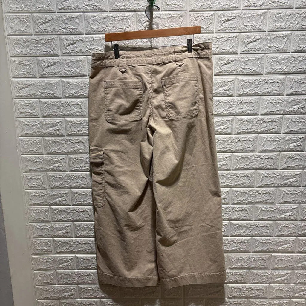 Wide Leg Cargo Corduroy Pants