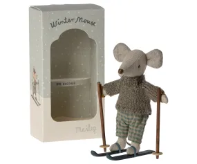 Winter Mouse with Ski Set, Big Brother