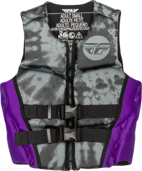 WMN'S NEOPRENE FLOTATION VEST PURPLE/GREY/BLACK LG