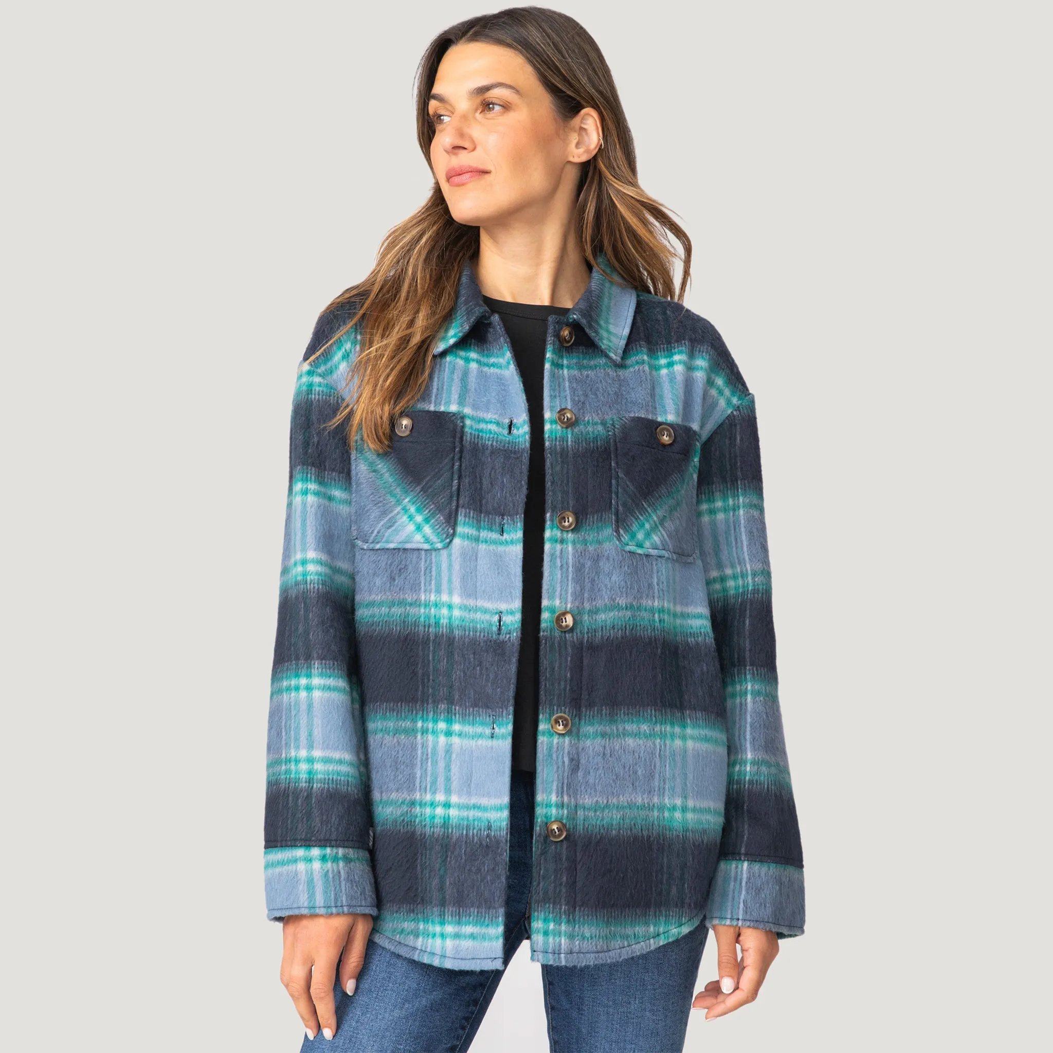 Women's Hayley Plaid Shacket