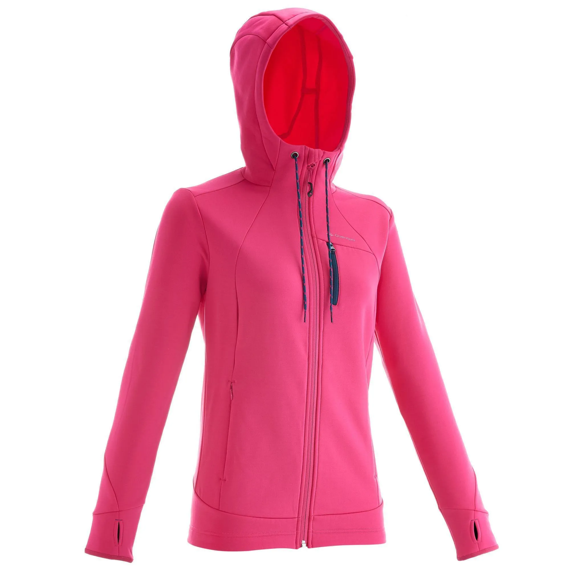 Women's Mountain Hiking Fleece Jacket Forclaz 200