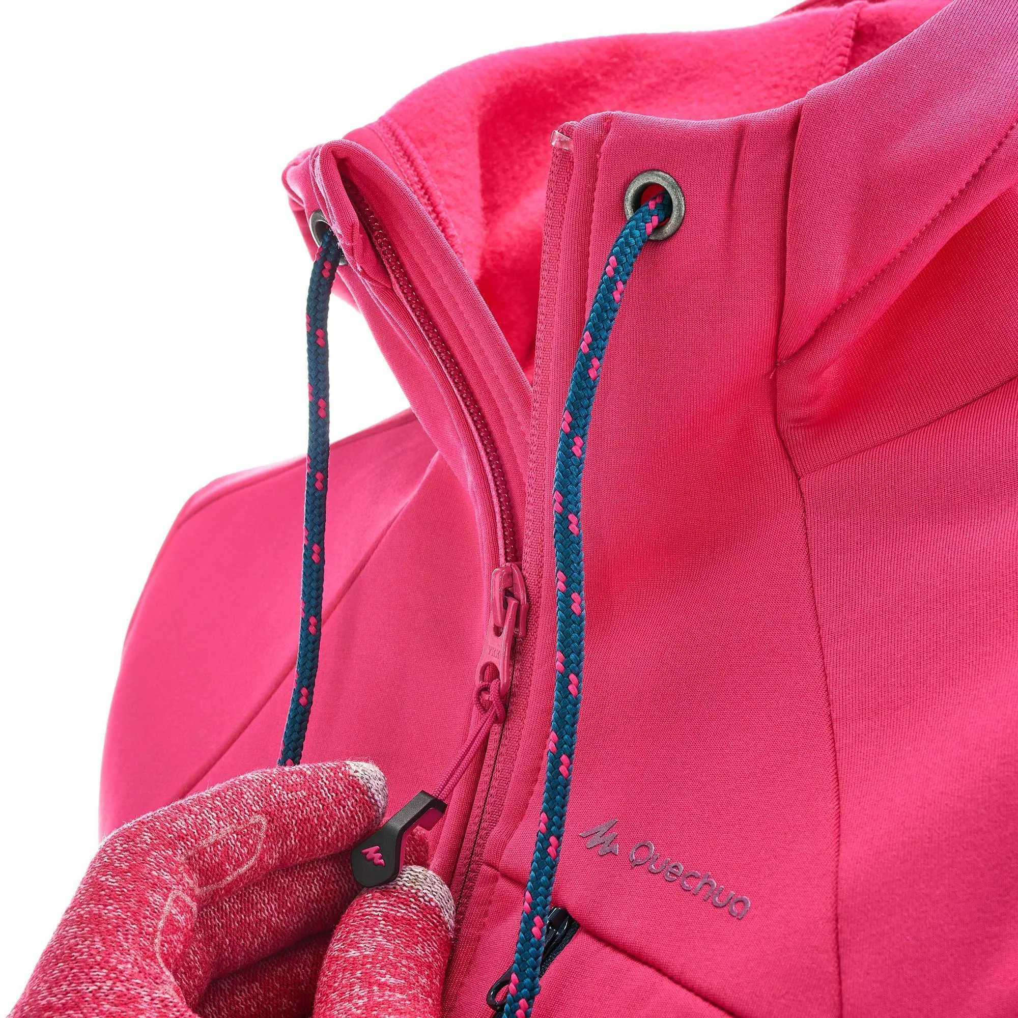 Women's Mountain Hiking Fleece Jacket Forclaz 200