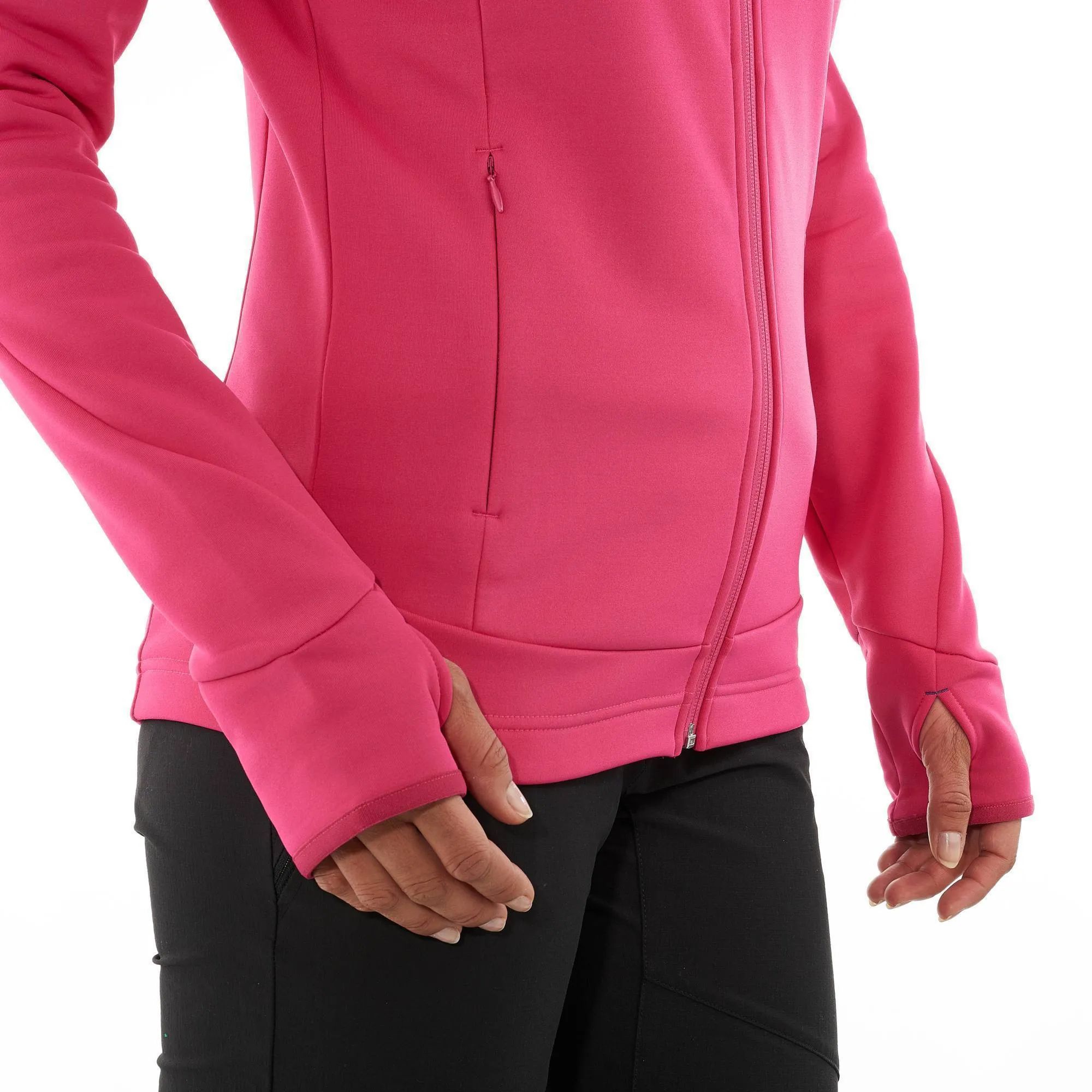 Women's Mountain Hiking Fleece Jacket Forclaz 200