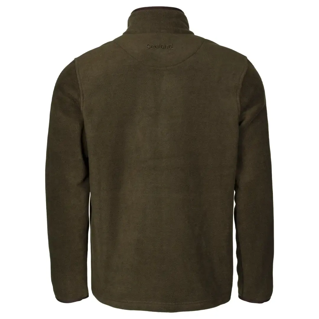 Woodcock Earl Fleece Jacket - Pine Green Melange by Seeland